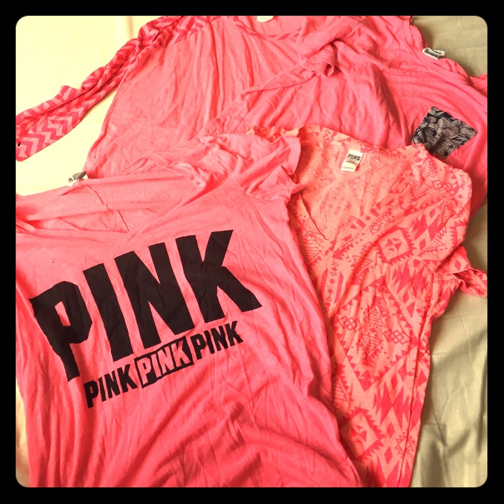 VS PINK 4 shirt bundle