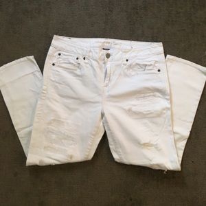 White jeans