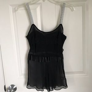 Free People Satin and Lace Cami