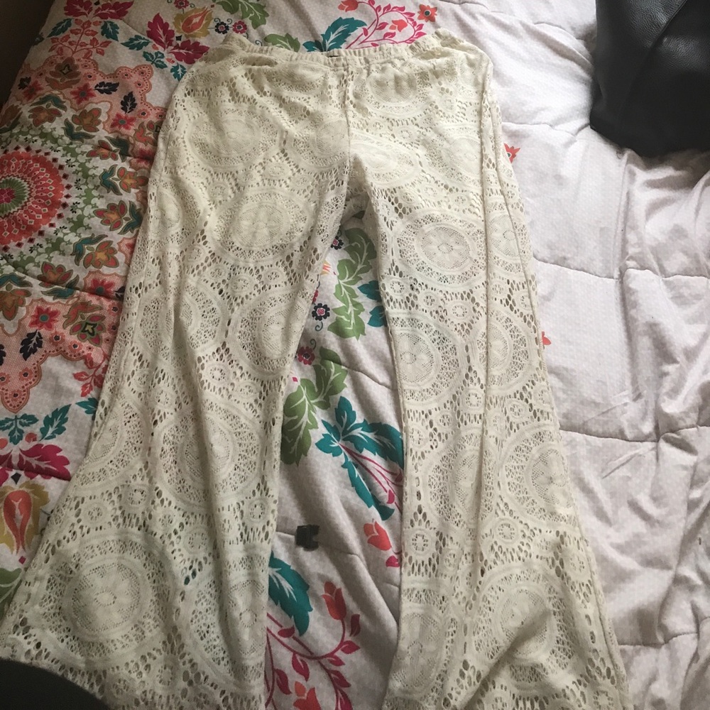 Lace pants