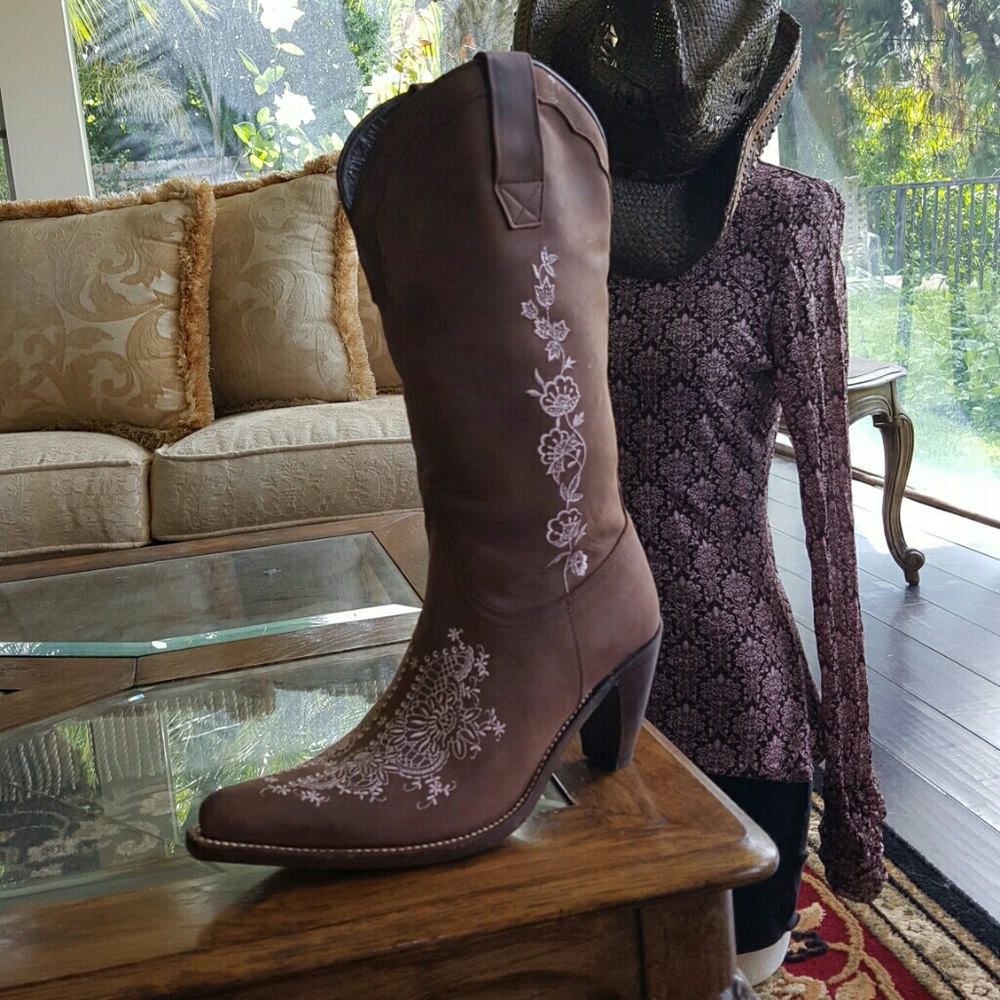 Cowboy Boots!  So custom w/ high-heel!