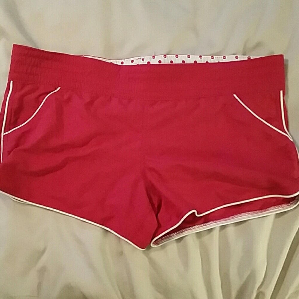 Magenta swim shorts