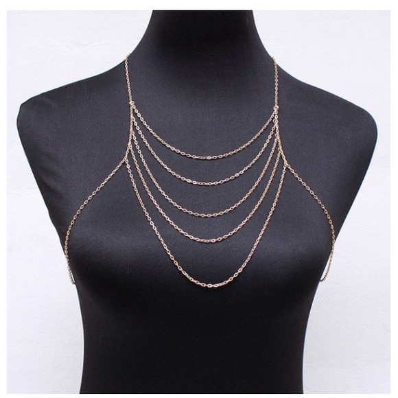 Jewelry - lAST ONE!! GOLD body chain