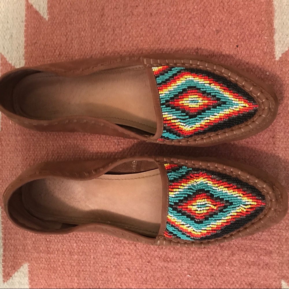 Joie beaded moccasins