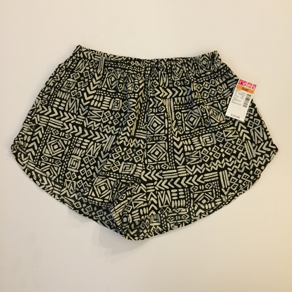 NEW deb shop tribal shorts-S