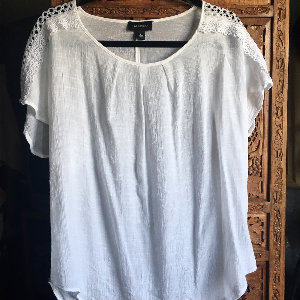 AB Studio White Blouse