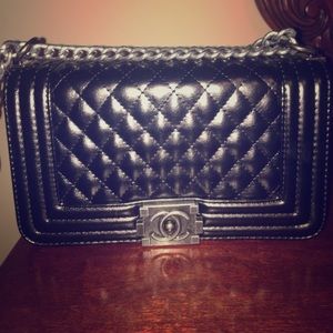 black purse