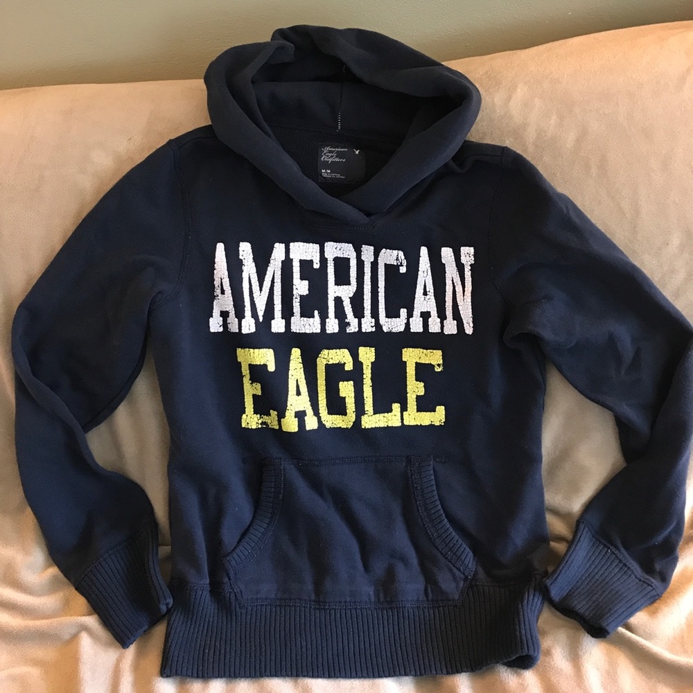 American Eagle navy hoodie size medium