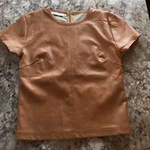 Bishop and young like leather top