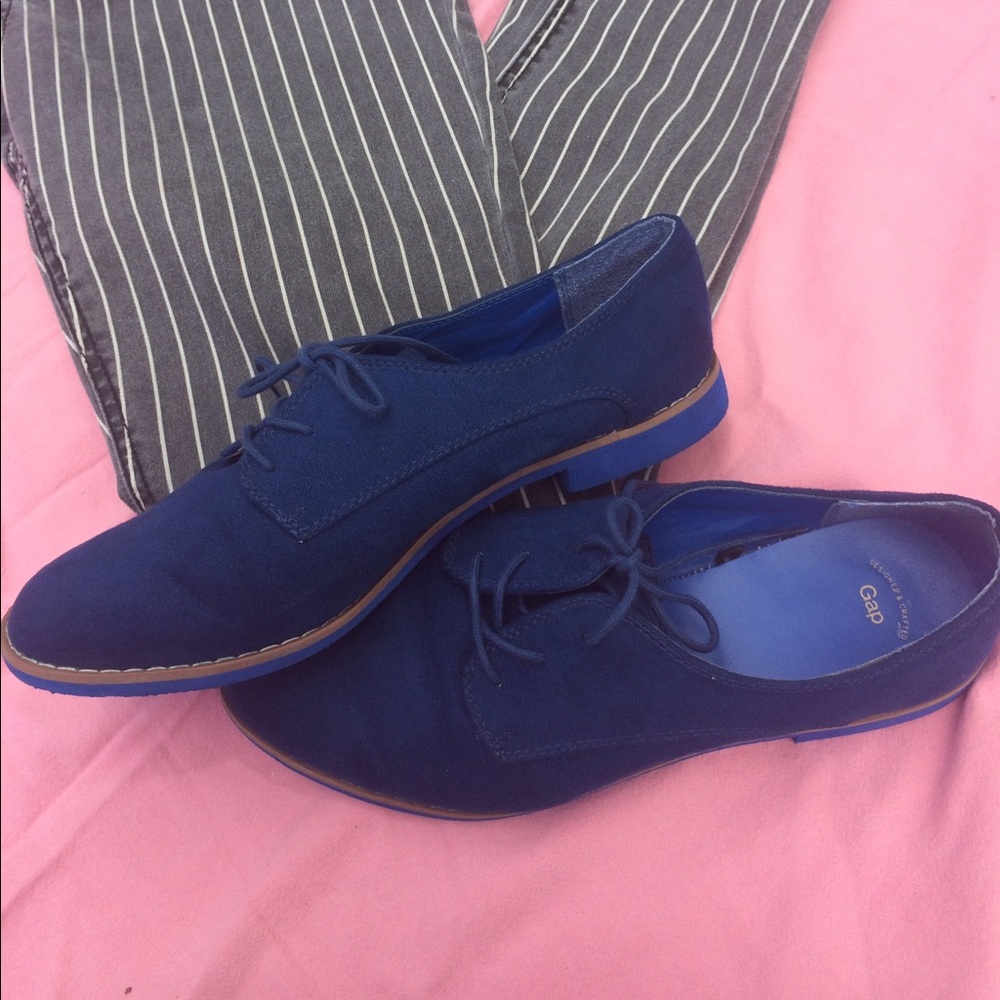 Gap Blue Oxfords