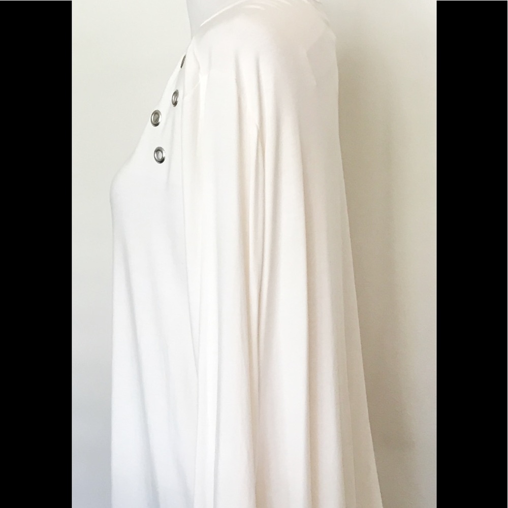 Peck & Peck Curvy Couture Knit Top White NWT - Picture 5 of 8