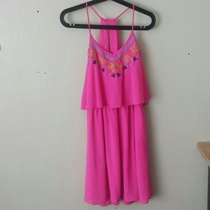 Xhilaration hot pink dress