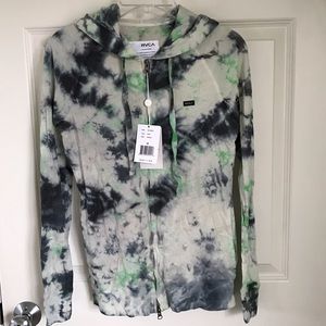 Tie-Dye Full Zip Hoodie
