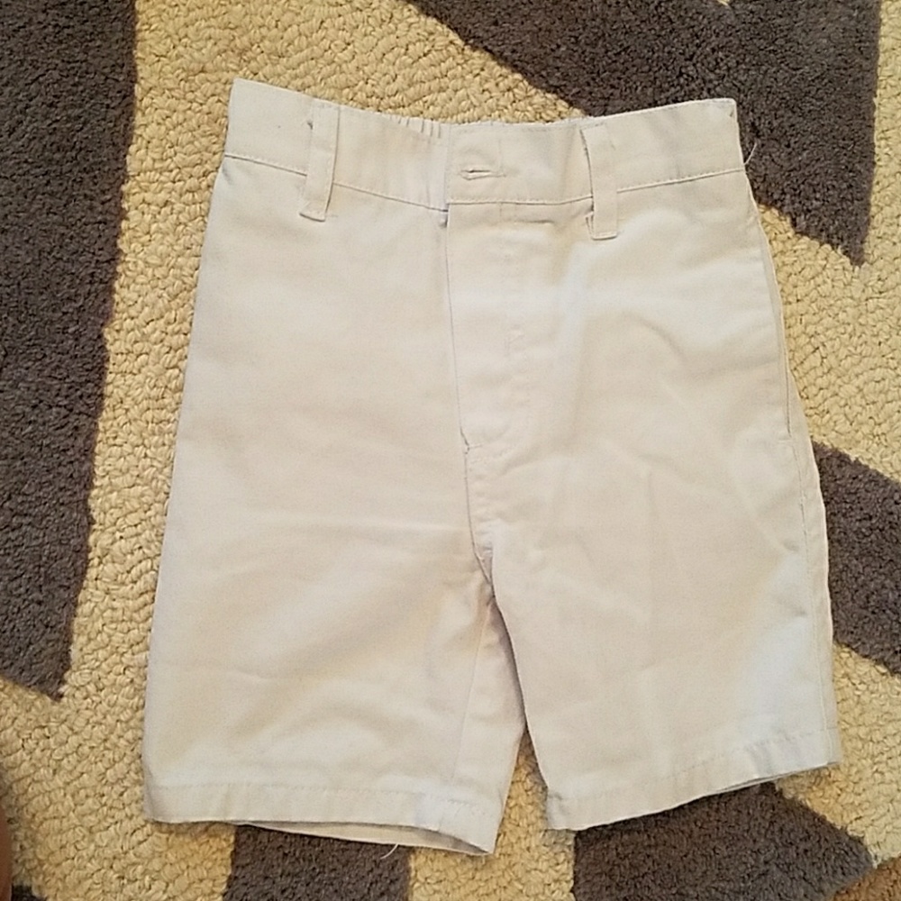 Baby boys white polo shorts