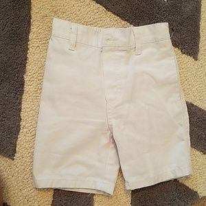 Baby boys white polo shorts