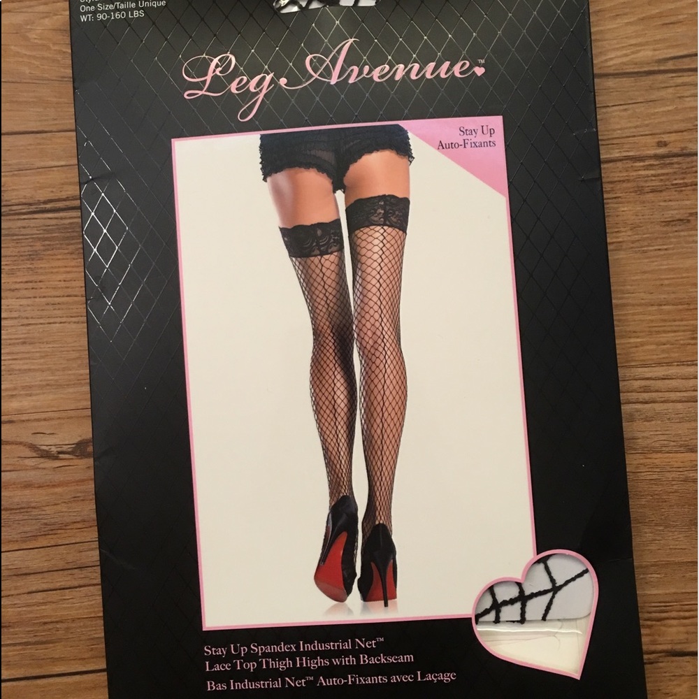 BRAND NEW Leg Avenue backseat lace tights