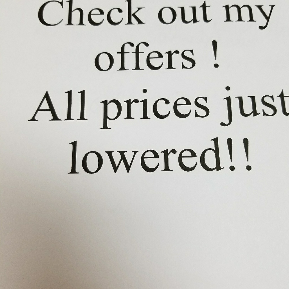 ALL PRICE JUST LOWERED! LAST CALL