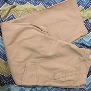 Old Navy Khaki Cargo Pants 40X30