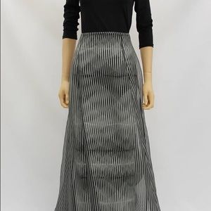 NWT! Carolina Herrera striped organza ball skirt