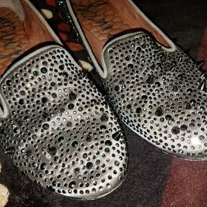 SAM EDELMAN SPIKED FLAT LOAFERS ADENA