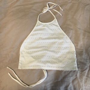 White Tied Crop Top
