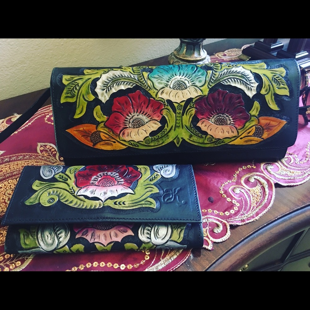 Handbag and wallet set (Guanajuato)