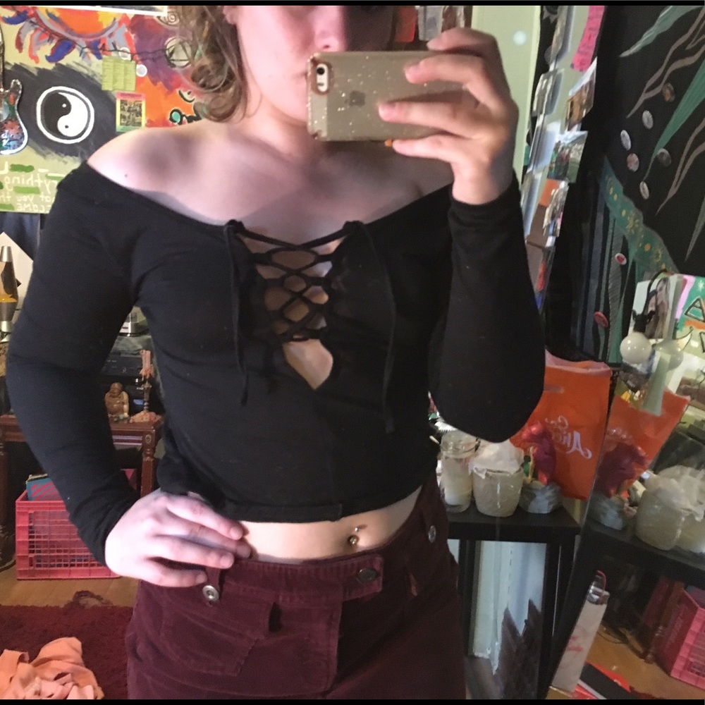 Lace up Top