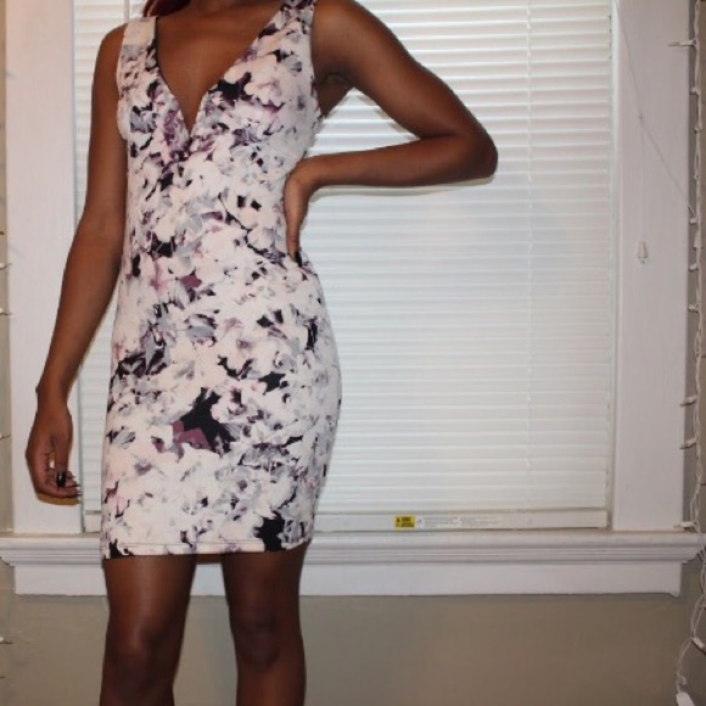Floral print dress