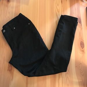 Black skinny jeans size 10