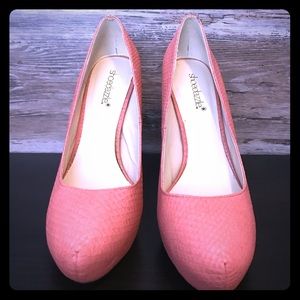 Show Dazzle - Coral snake skin - 5" heel