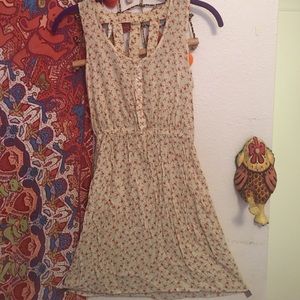 Size small floral dress with strappy back detail