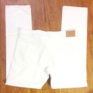 Men's Polo by Ralph Lauren White Jeans