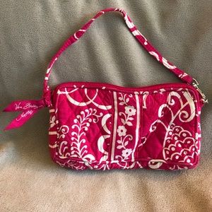 Pink Vera Bradley wristlet