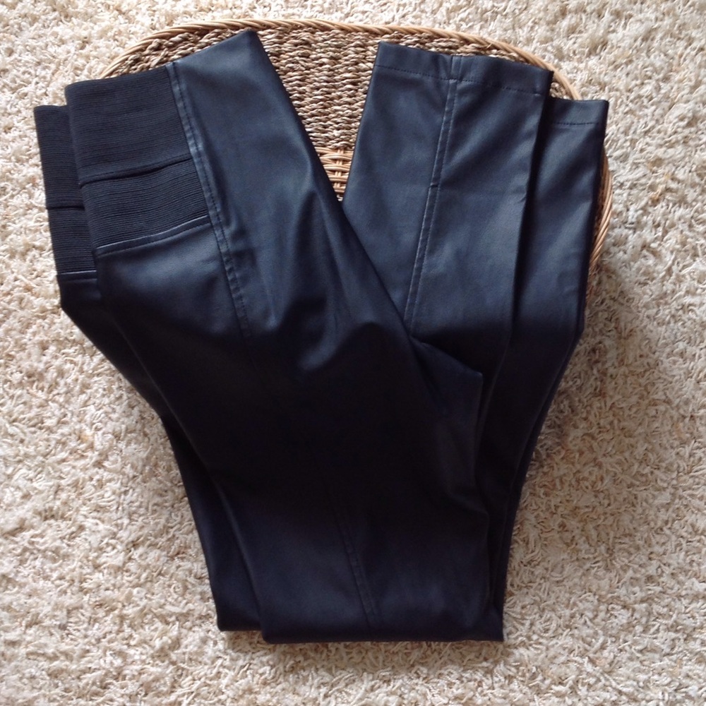 🌺Vegan long black pants