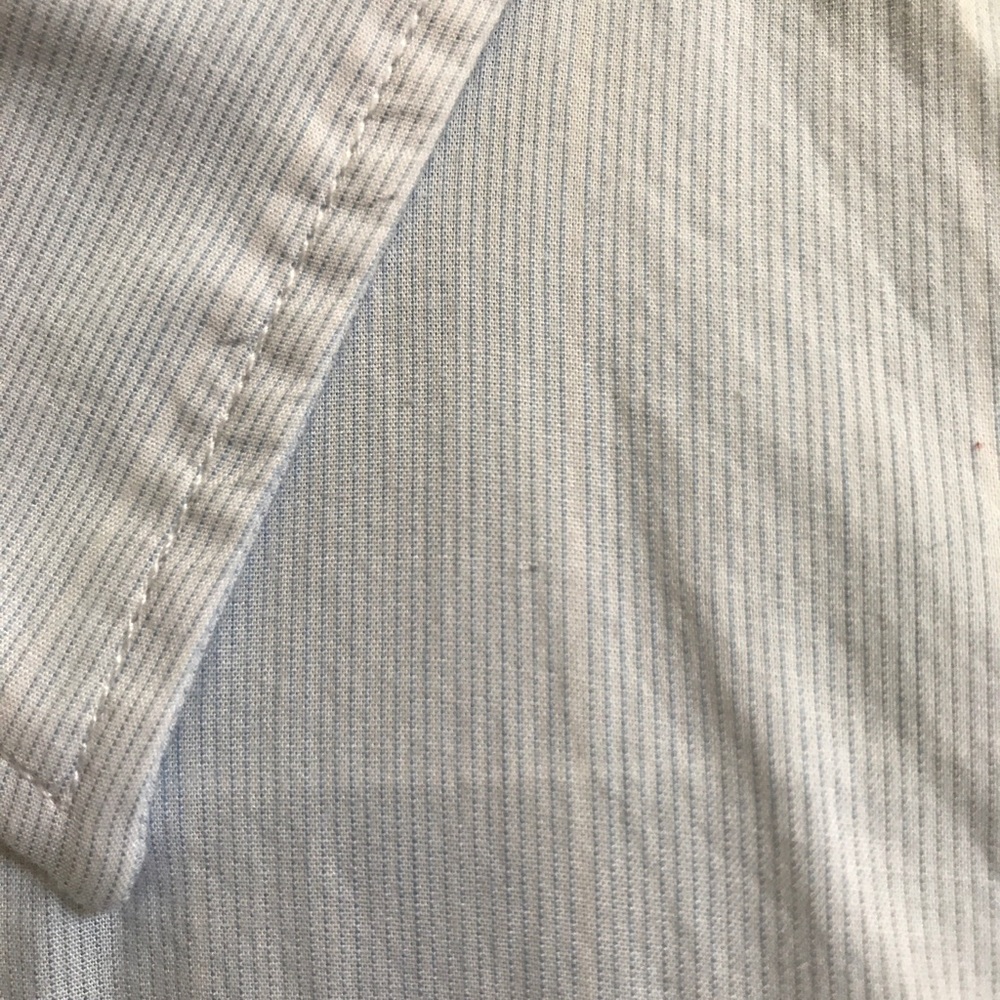 GAP Washed Out Light Blue Plaid Buttoned Shirt - Picture 3 of 5