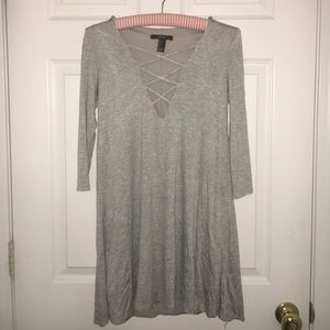 Grey Flowy Dress