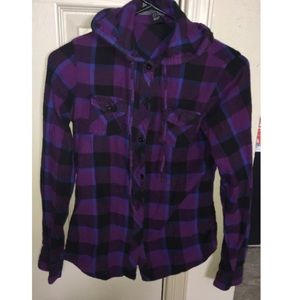 Empyre hooded flannel