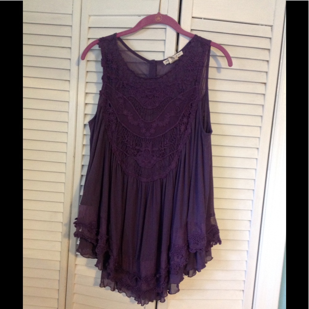 Sheer Boho Lace top