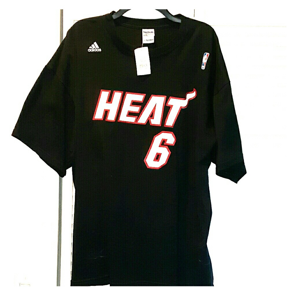 NWT-Men's NBA Tee Miami Heat 6 James