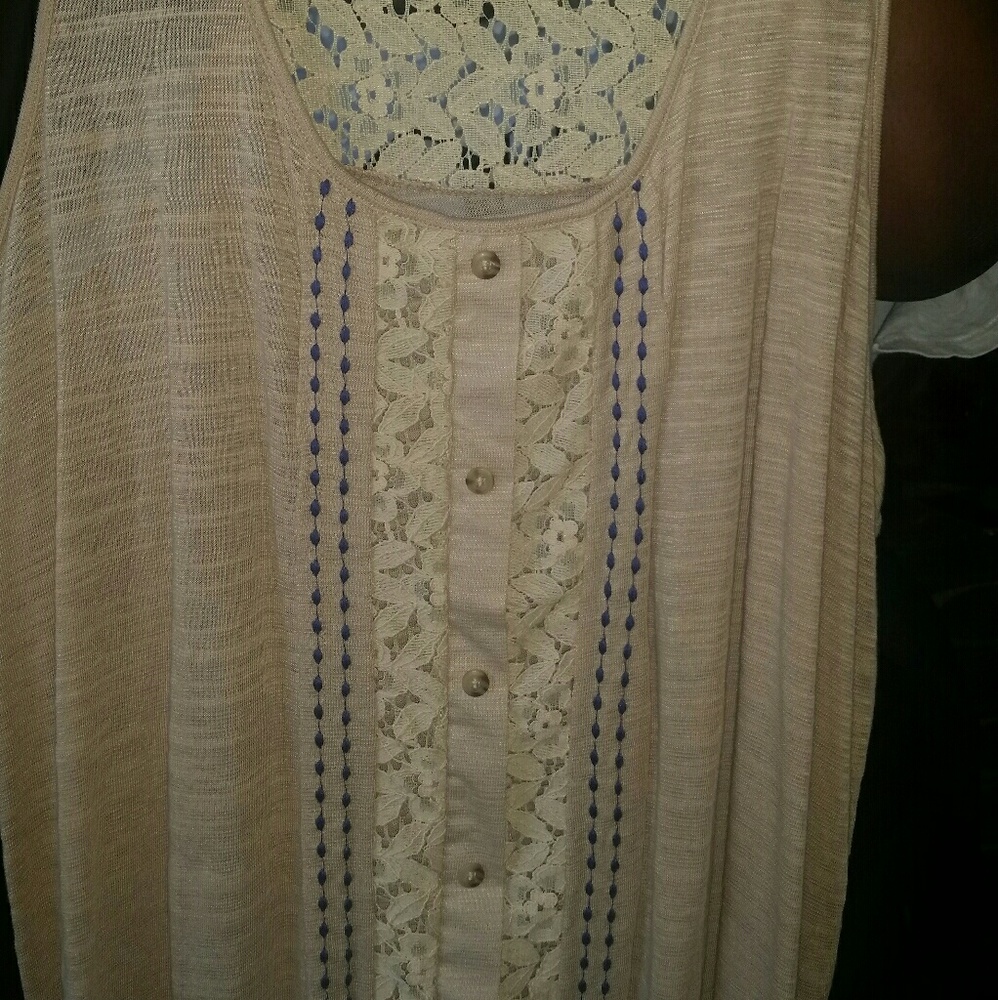 Lace Detailed Tank Top