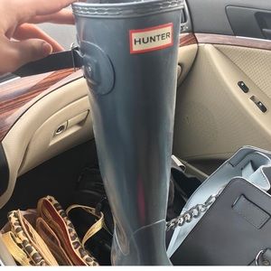 Grey Hunter rain boots