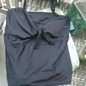 Shore Club black underwire tankini