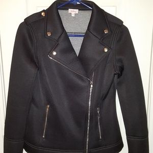 Pixley black moto jacket