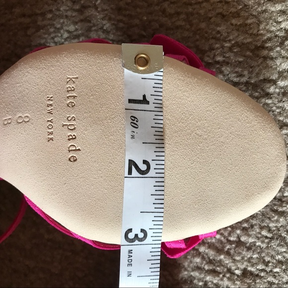 Kate Spade Indie Bow Wedge in Hot Pink Grosgrain - Picture 8 of 8