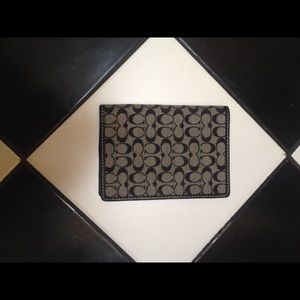 Coach passport holder