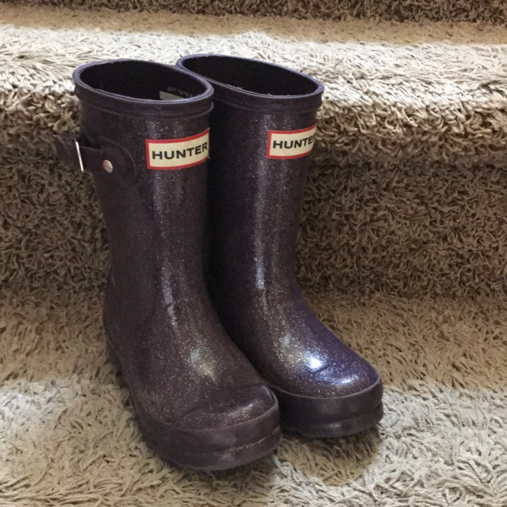Hunter boots kids size 10