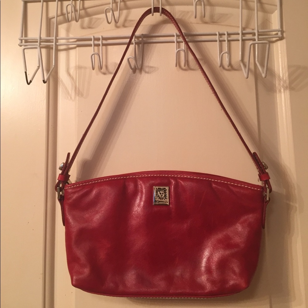 Red Anne Klein Purse