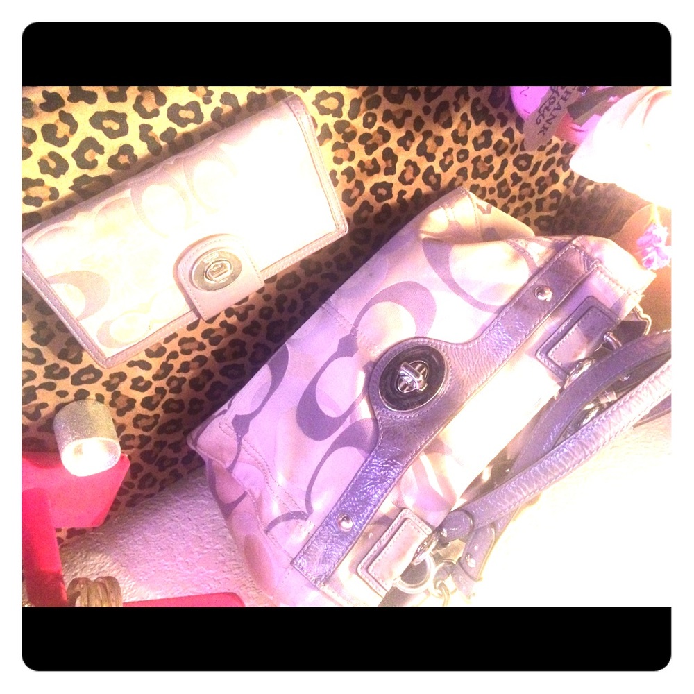 Purple coach purse!