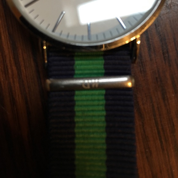 Daniel Wellington watch  green and blue strap main image 4