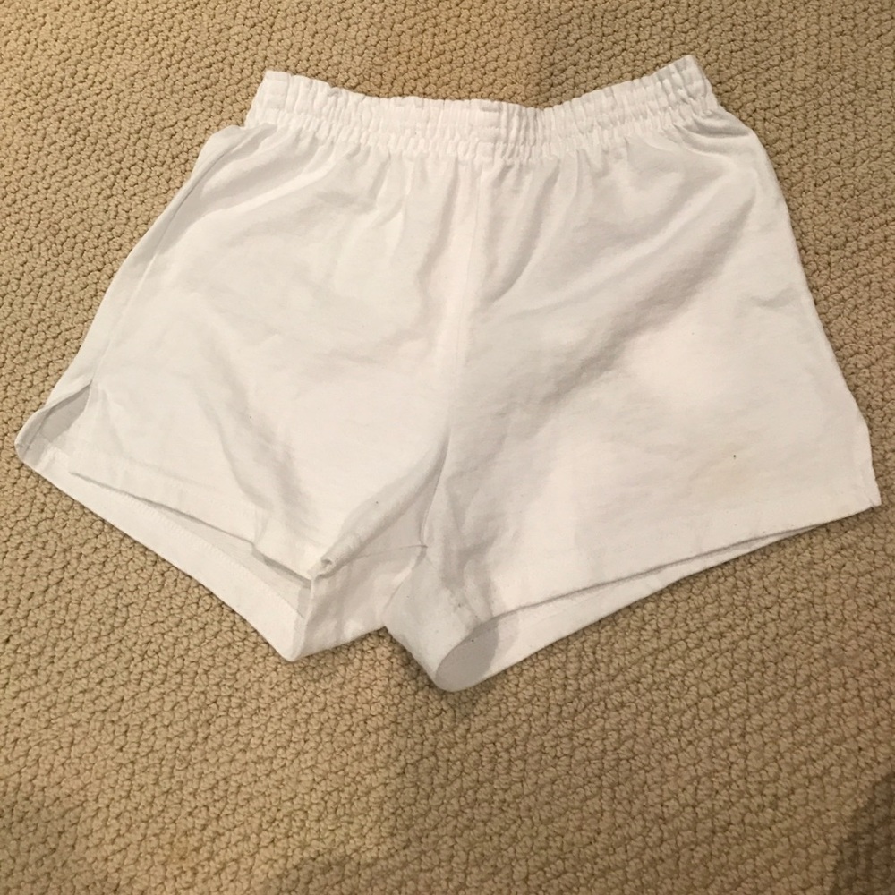 white soffee shorts